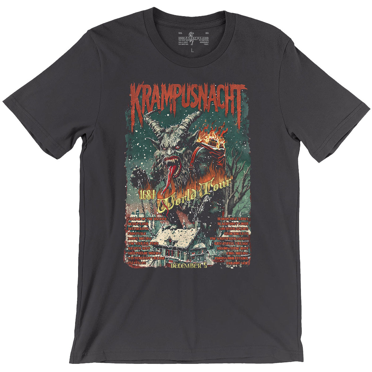 1692 World Tour — Krampusnacht Holiday T-Shirt