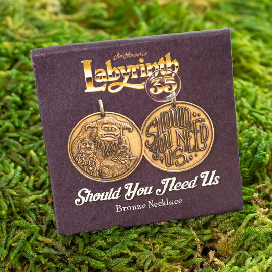 Labyrinth | Should You Need Us Necklace - Bronze Pendant