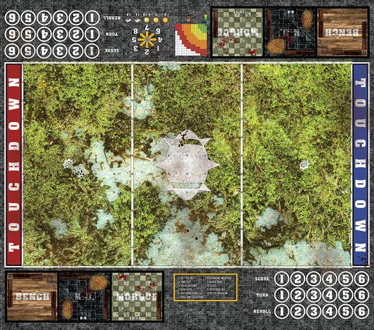 Mats by Mars: Swamplands v1.0 Fantasy Football Play Mat / Pitch