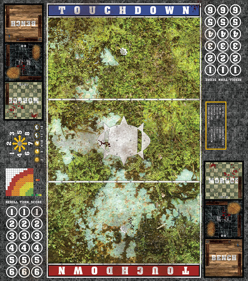 Mats by Mars: Swamplands v1.0 Fantasy Football Play Mat / Pitch