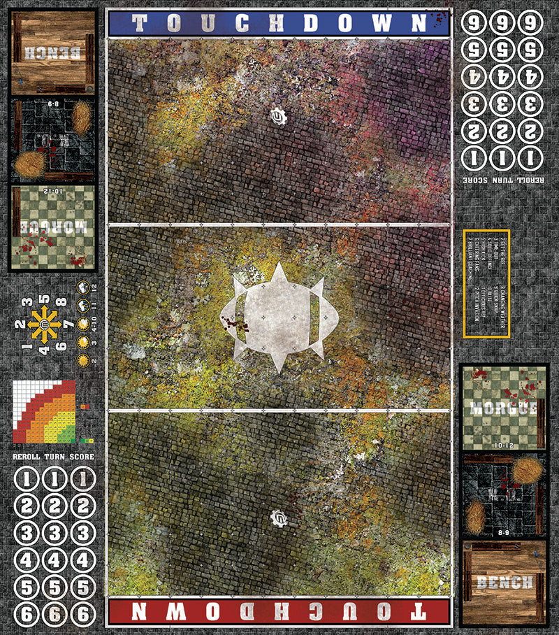 Mats by Mars: Abandoned City v1.0 Fantasy Football Play Mat / Pitch