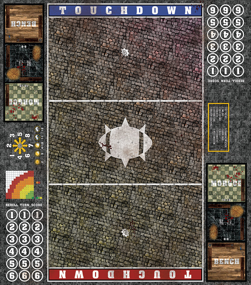 Mats by Mars: Bustling City v1.0 Fantasy Football Play Mat / Pitch