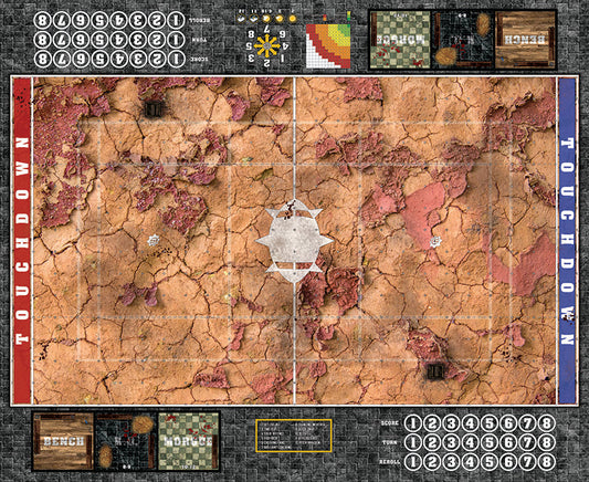 Mats by Mars: Badlands Fantasy Football Play Mat / Pitch