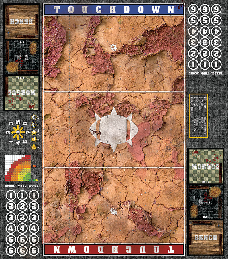 Mats by Mars: Badlands Fantasy Football Play Mat / Pitch