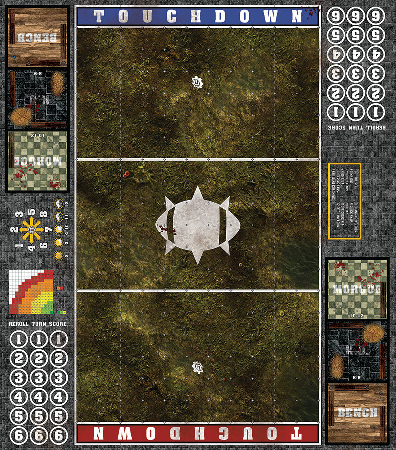 Mats by Mars: Swamplands Fantasy Football Play Mat / Pitch