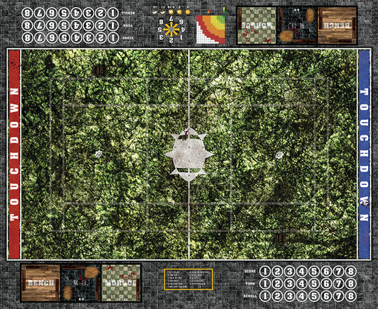 Mats by Mars: Creeping Mold Fantasy Football Play Mat / Pitch