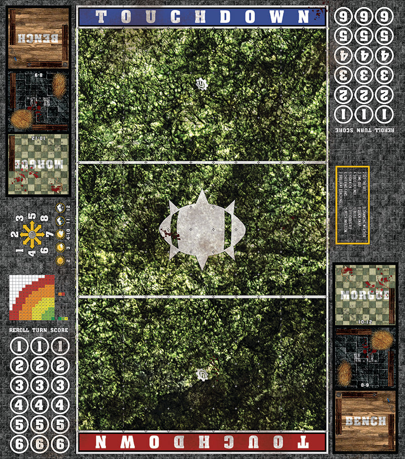 Mats by Mars: Creeping Mold Fantasy Football Play Mat / Pitch
