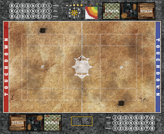 Mats by Mars: Swallowing Sand Fantasy Football Play Mat / Pitch