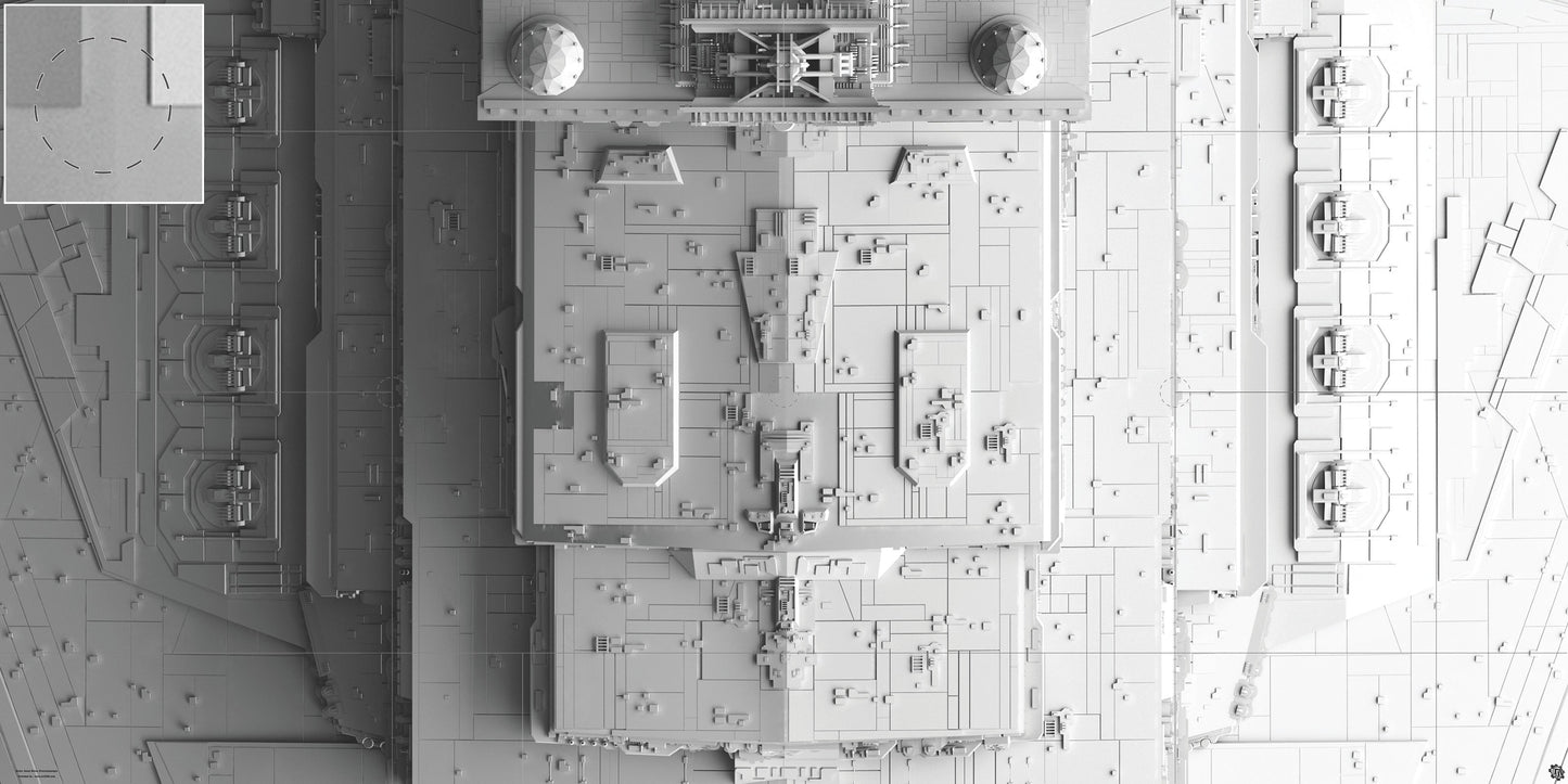 Mats by Mars: Mars Destroyer Tabletop Wargaming Space Play Mat