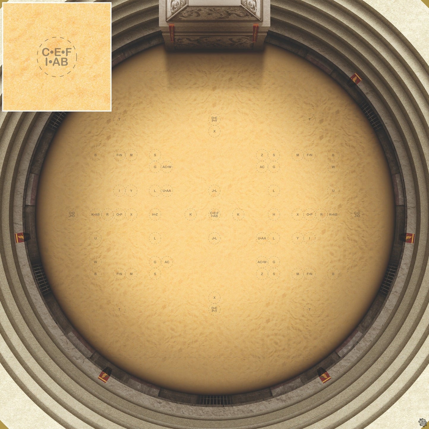 Mats by Mars: Sweat & Sand - Arena Rex Compatible Play Mat