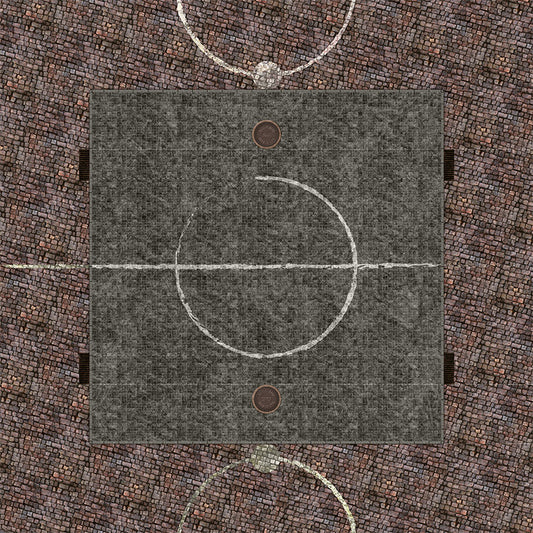 Mats by Mars: 2-in-1 Street Ball Pitch - Guild Ball Compatible