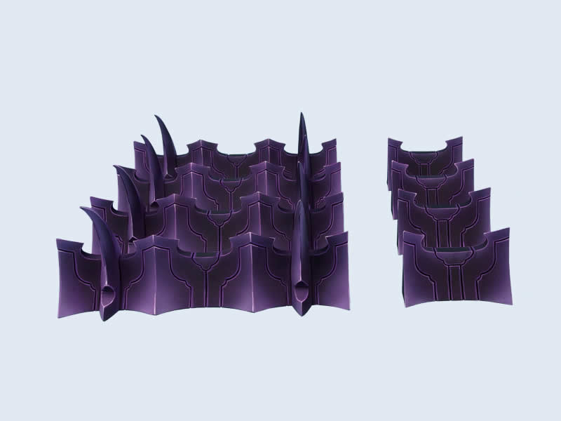 MCAT00070 Dark Temple Fortification Terrain Micro Art Studios