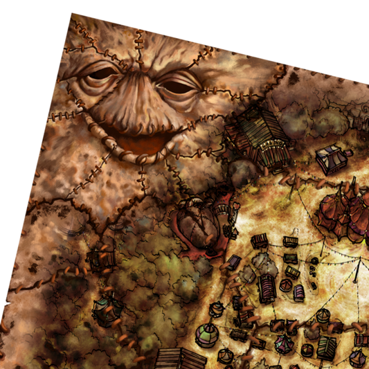 Heckna! - Fabric "Maphew" World Map