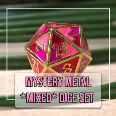 Mystery Metal *Mixed* Dice Set