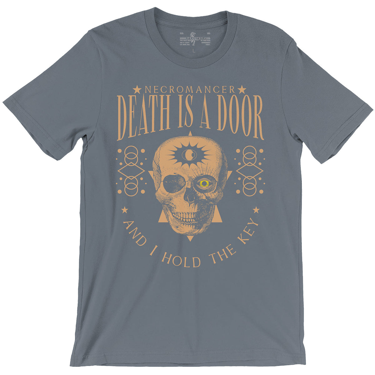 Death is a Door — Necromancer Wizard D&D T-Shirt