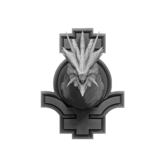 Quicksilver Metallic Dragon Wall-Mountable Bust