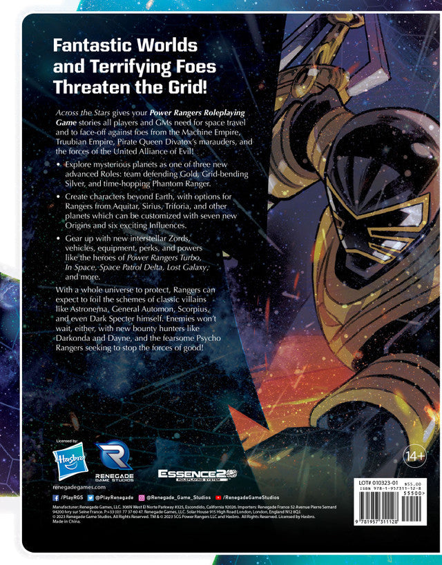 Power Rangers RPG: Across the Stars Sourcebook
