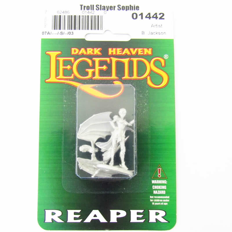 RPR01442 Troll Slayer Sophie Miniature 25mm Heroic Scale Special Edition