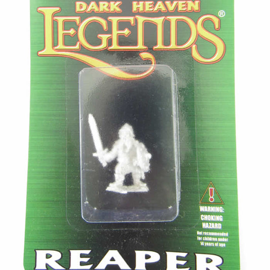 RPR02052 Fredrick Ironfist Fighter Miniature 25mm Heroic Scale