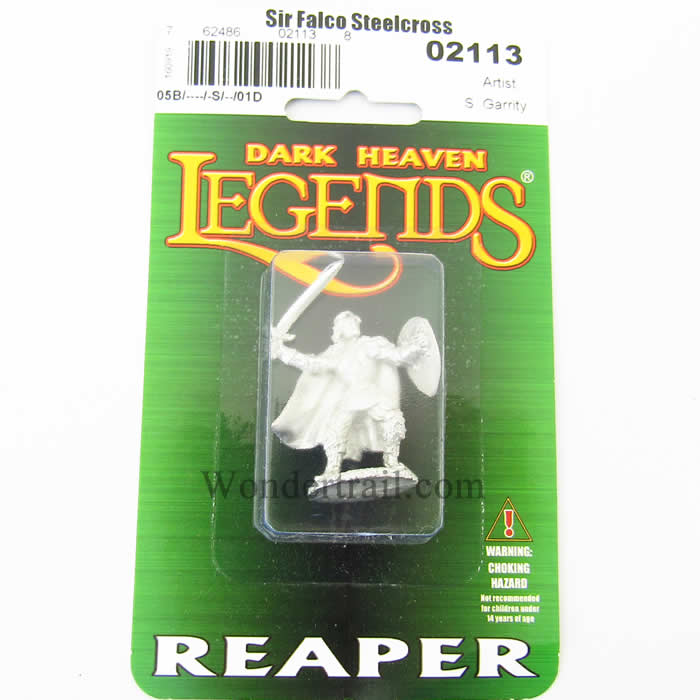 RPR02113 Sir Falco Steelcross Fighter Miniature 25mm Heroic Scale