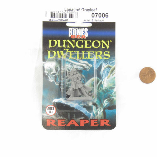 RPR07006 Elf Ranger Lanaerel Grayleaf Miniature 25mm Heroic Scale Figure Dungeon Dwellers
