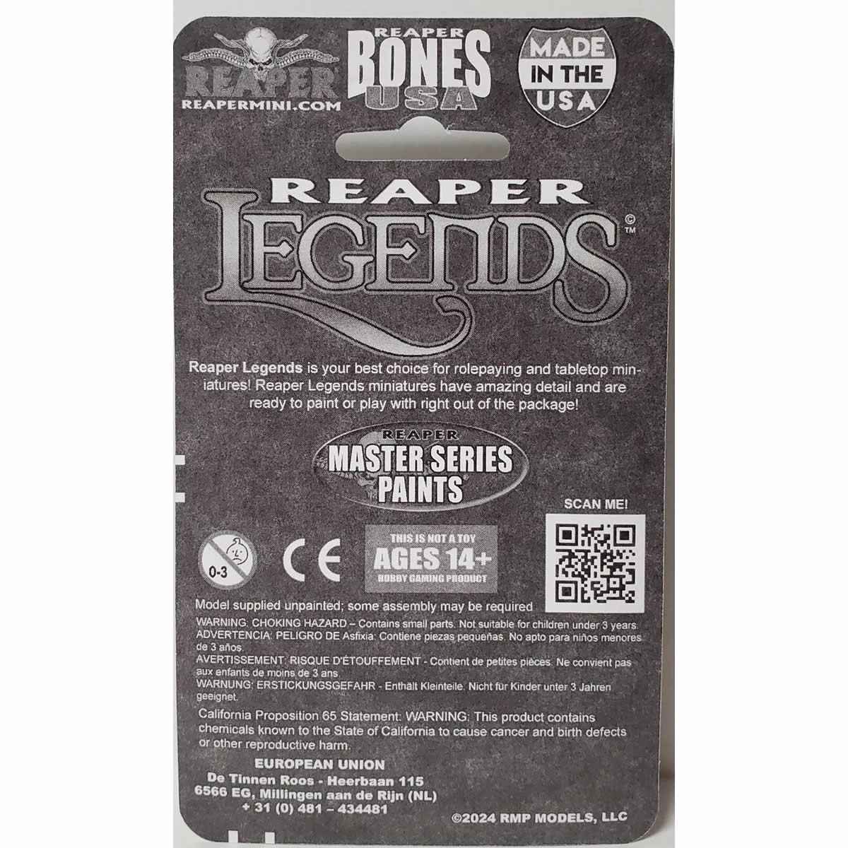 RPR30247 Raleah the Elder Miniature Figure 25mm Heroic Scale Reaper Bones USA