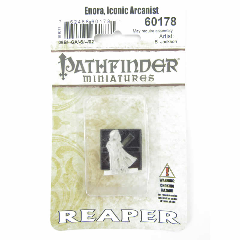 RPR60178 Enora Iconic Arcanist Miniatures 25mm Heroic Scale Pathfinder