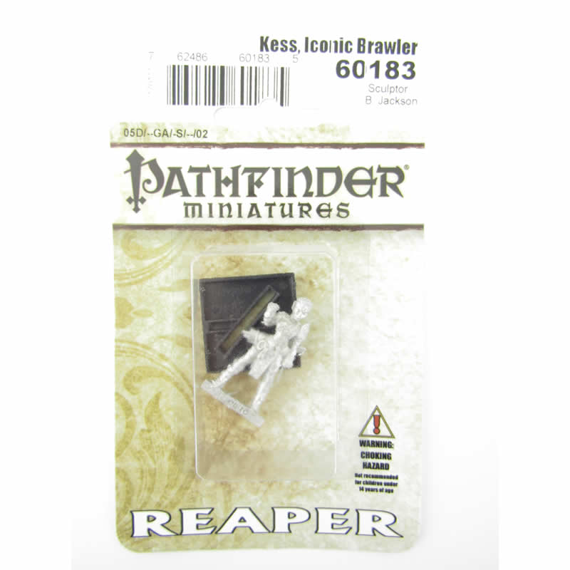 RPR60183 Kess Iconic Brawler Miniatures 25mm Heroic Scale Pathfinder