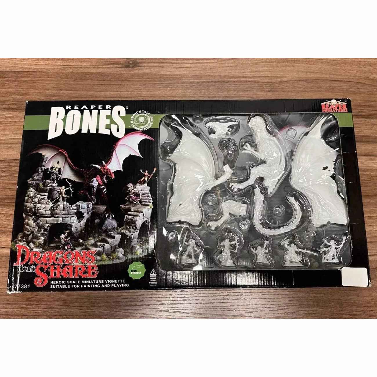 RPR77381 Dragons Dont Share Miniature 25mm Heroic Scale Figure Dark Heaven Bones