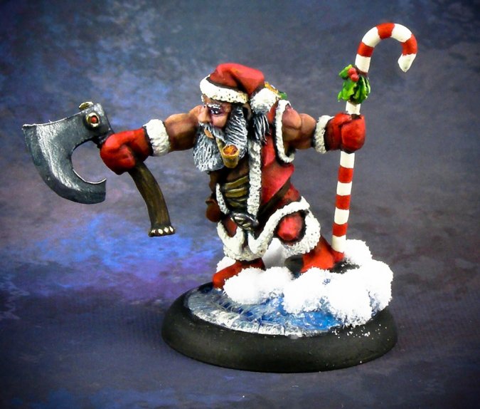 Reaper Miniatures Holiday: Santa Dwarf — Seasonal Fantasy Mini