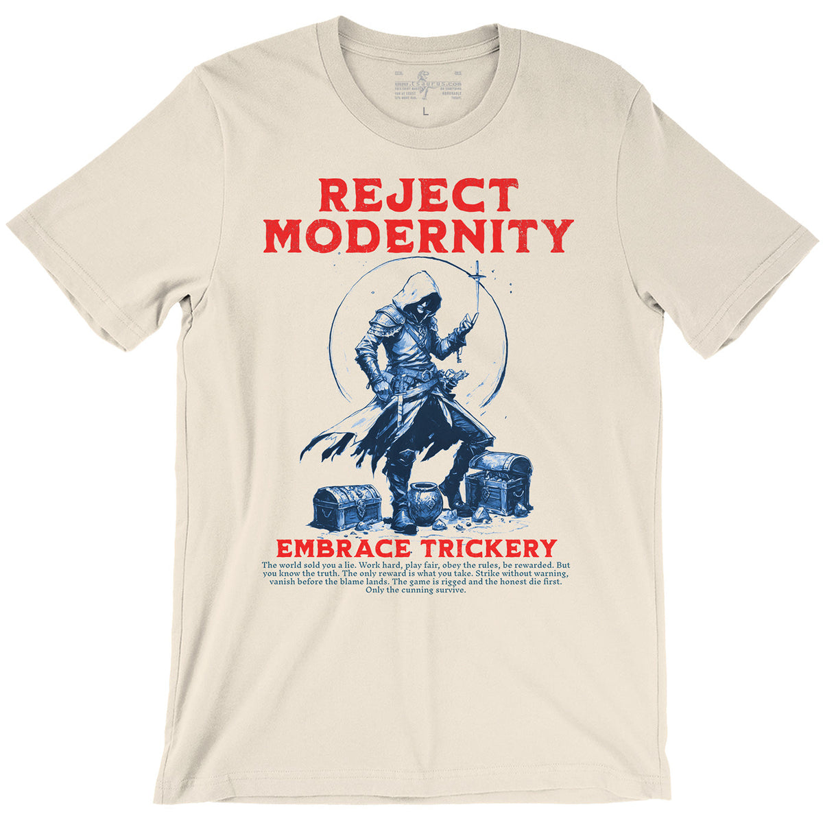 Reject Modernity — Rogue Shadow D&D T-Shirt