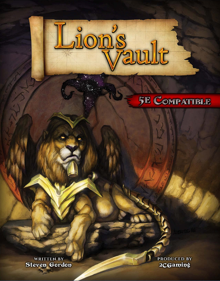 Fate of the Forebears Part 3: The Lion's Vault – 5E Adventure (Levels 9-11)