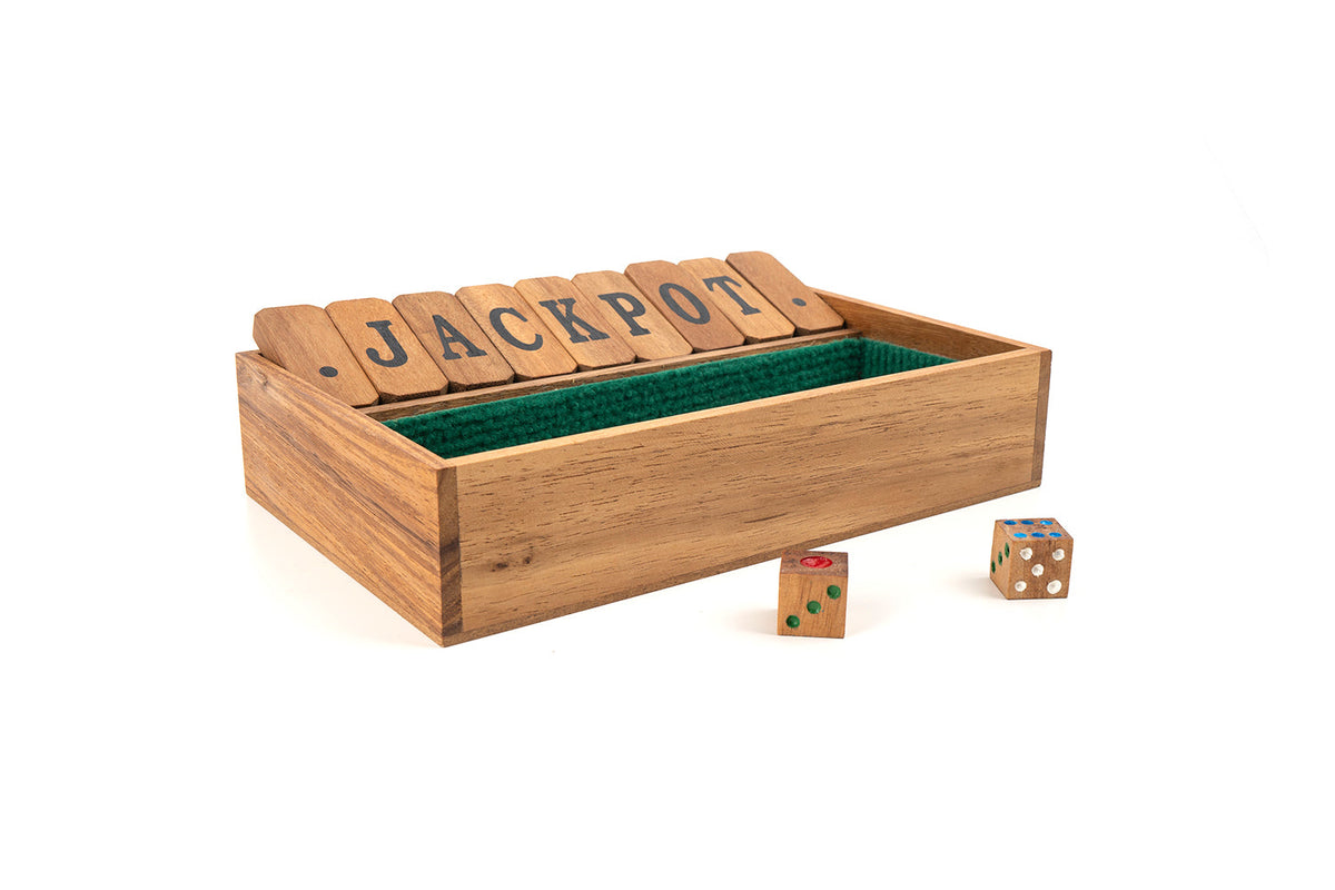 Shut the Box Game – Dice Strategy & Math Game for 1–4 Players