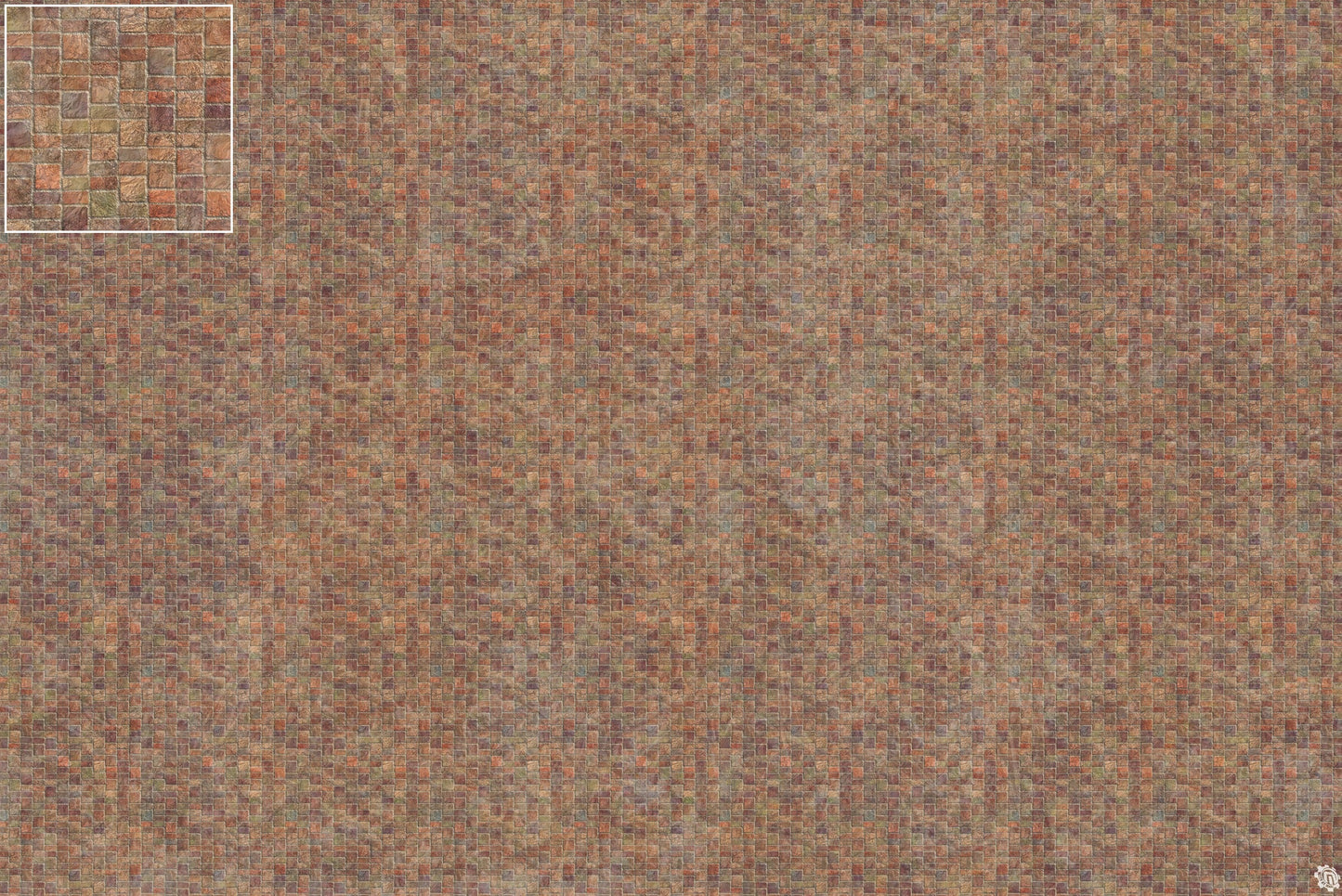 Mats by Mars: Sett in Stone (Red) Tabletop Wargaming Play Mat