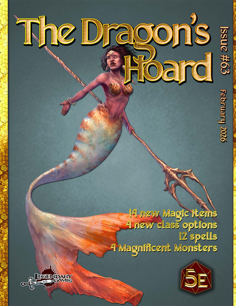 The Dragon's Hoard #63 - Monthly 5E Magic Items, Spells & Monsters