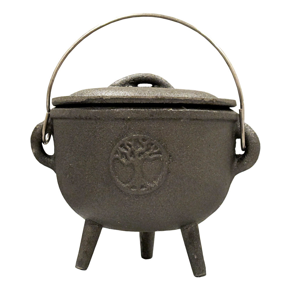 Cast Iron Cauldron - Tree of Life 4.5"