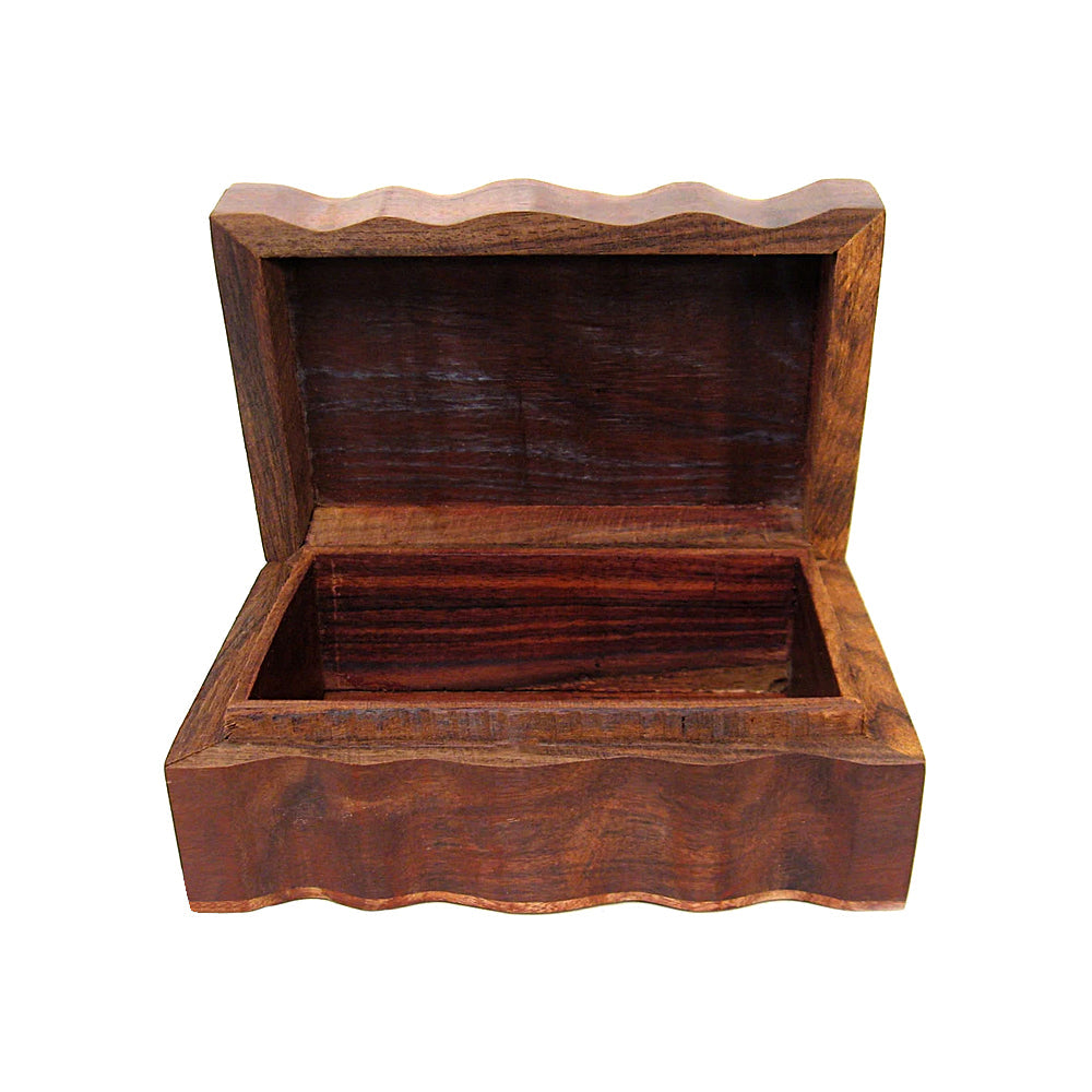 Tree of Life Carved Wood Box 4" x 6"