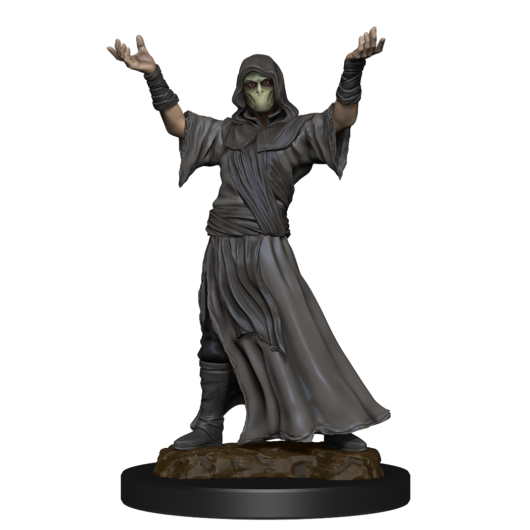 WizKids Deep Cuts: Plague Doctor & Cultist – Unpainted Miniatures 2-Pack