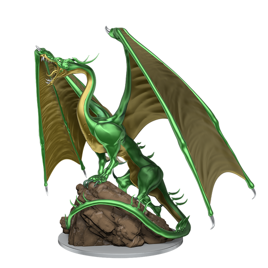 D&D: Nolzur's Marvelous Miniatures - Young Emerald Dragon