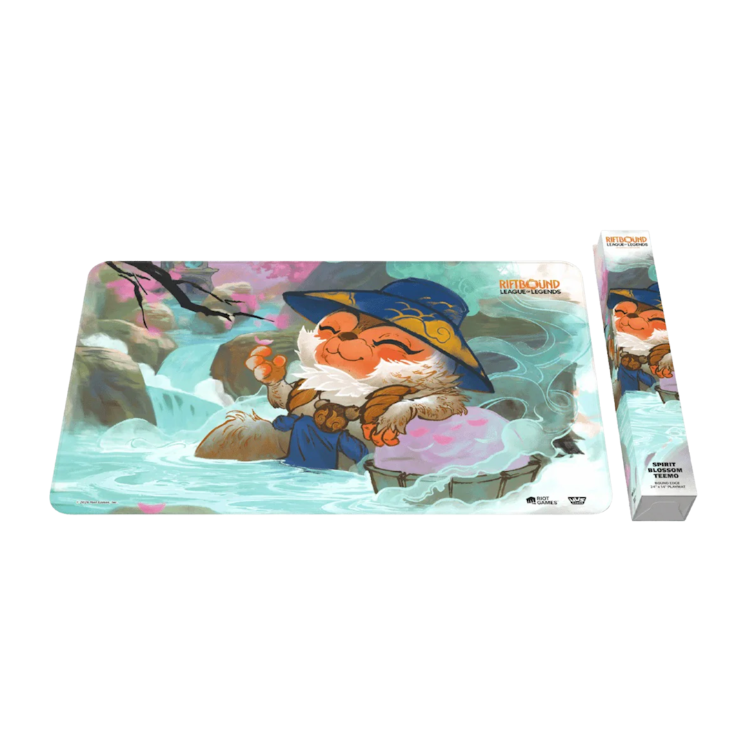 Riftbound TCG: League of Legends Spirit Blossom Teemo Playmat | Spiritforged Bound Edge