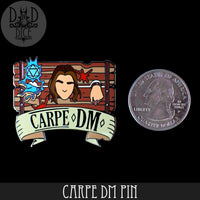 Carpe DM Enamel Pin