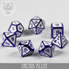 Orchid Alloy Metal Dice Set