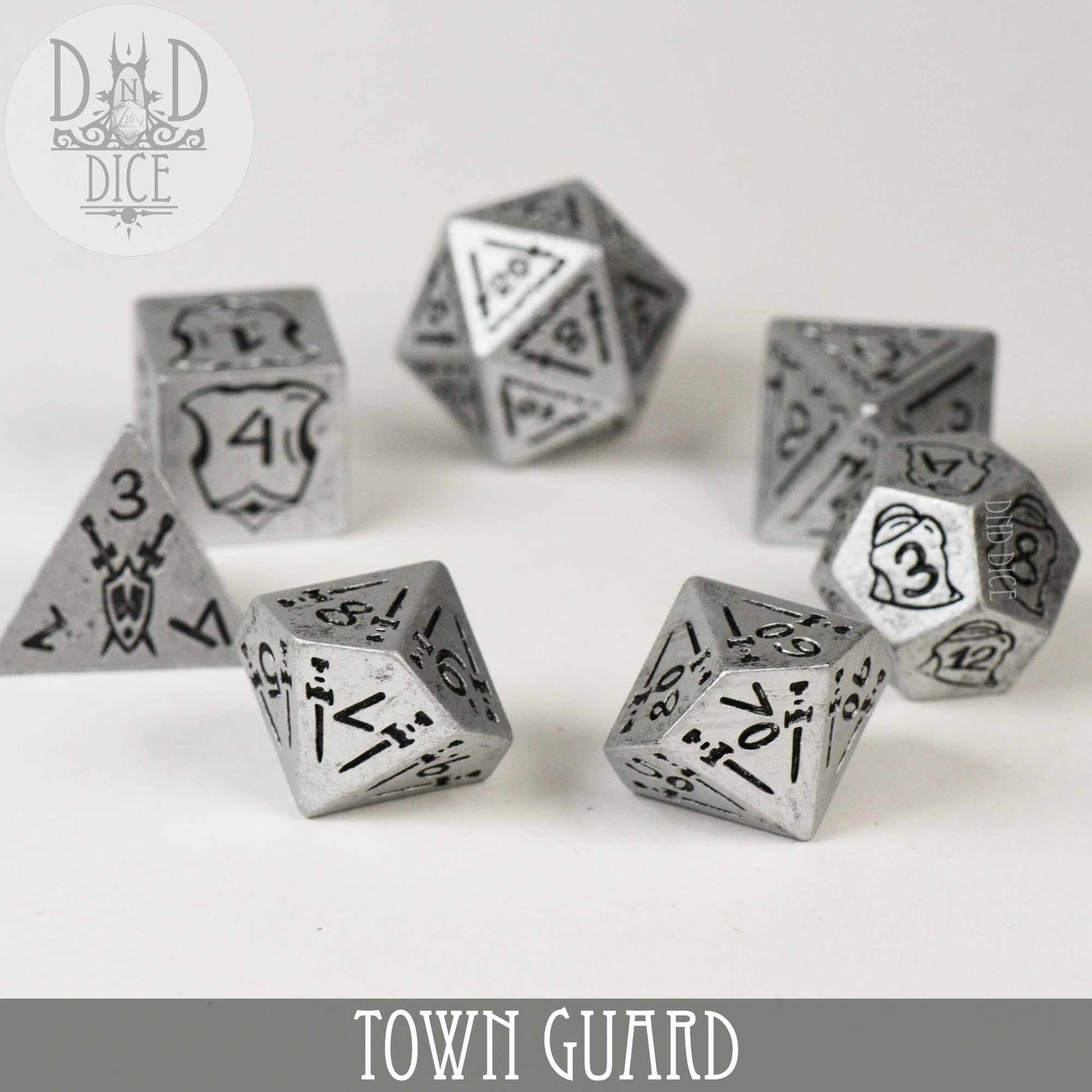 Town Guard Dice Set - Resin RPG Dice