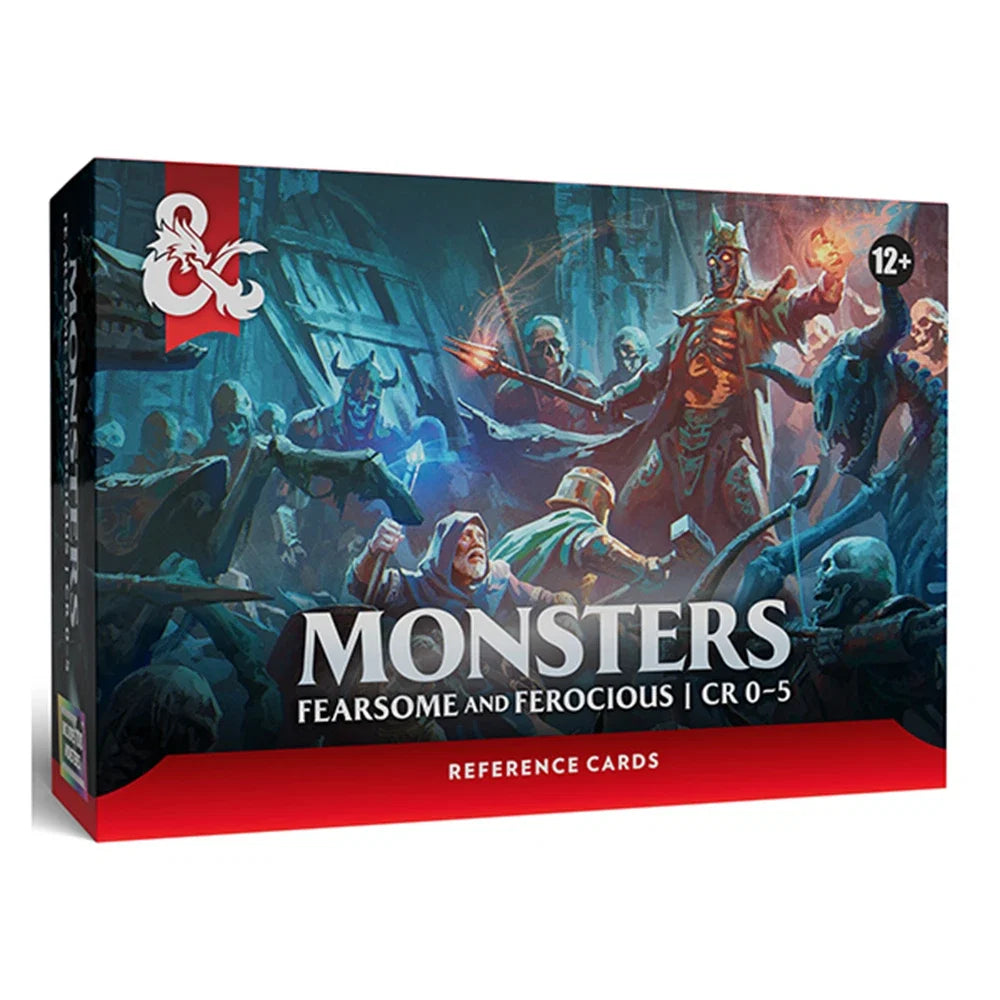 Dungeons & Dragons Reference Cards - Monsters Fearsome and Ferocious