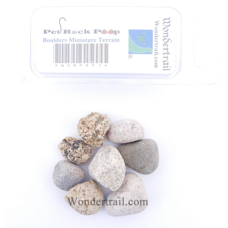 WONPRP1 Boulders Miniature Terrain Pet Rock Poop Series