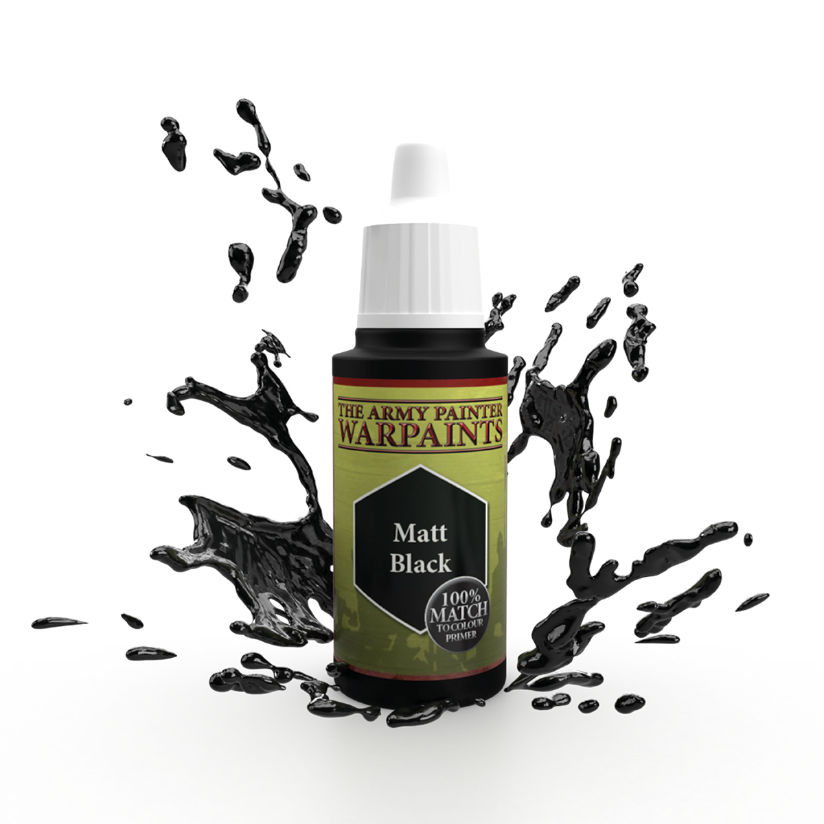 Army Painter Warpaints: Matt Black 18ml