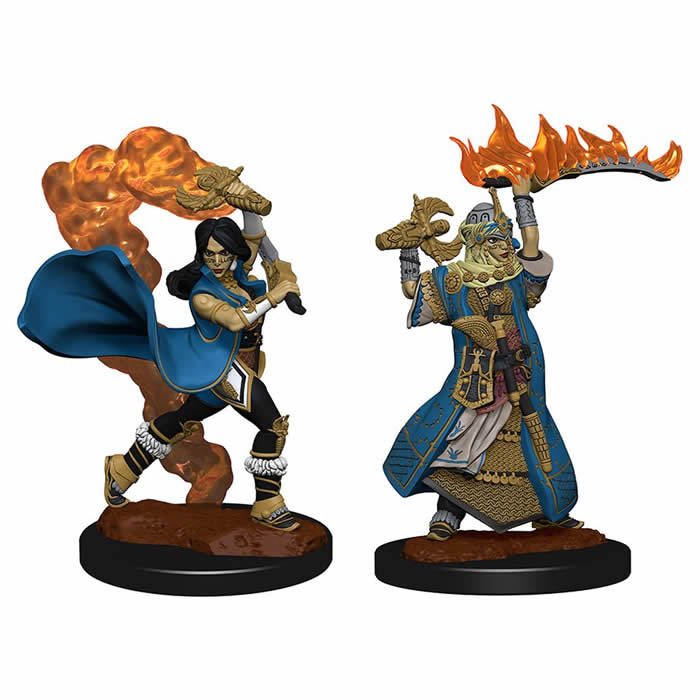 WZK72601 Human Female Cleric Pathfinder Battles Miniatures Unpainted Minis WizKids