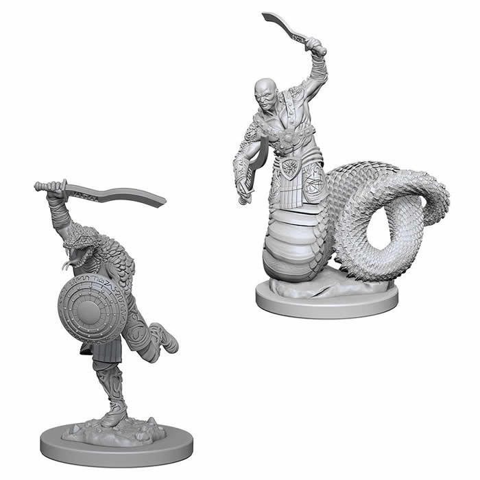 Yuan-Ti Malisons Nozurs Marvelous Miniatures D & D Unpainted
