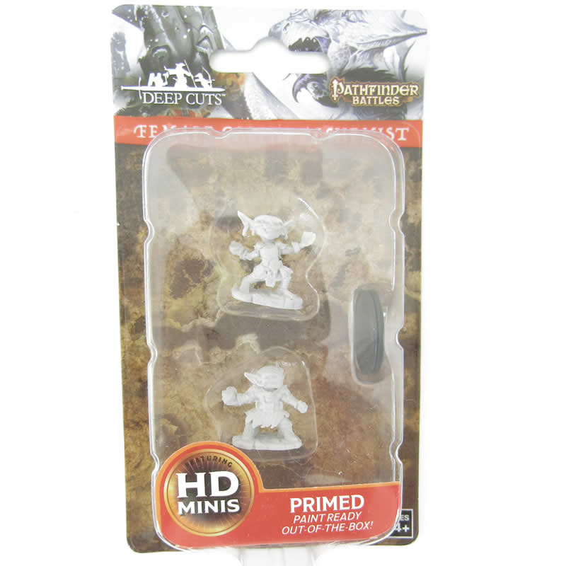 WZK73721 Female Goblin Alchemist Pathfinder Battles Deep Cuts Miniatures