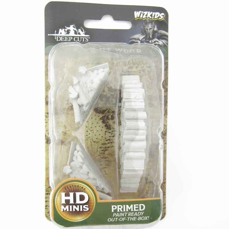 WZK73868 Piles Of Wood Miniature Deep Cuts Unpainted Miniatures WizKids